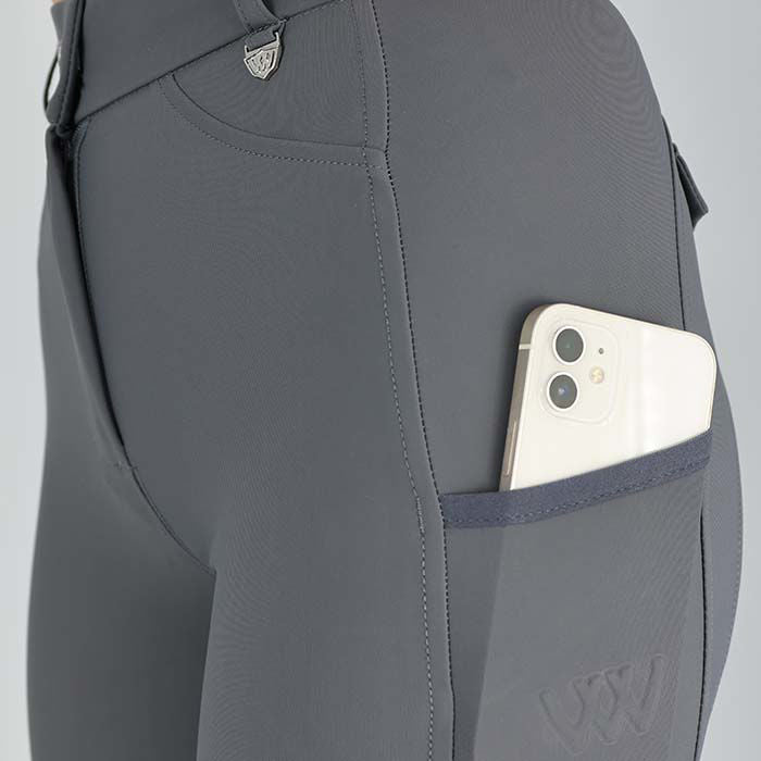 WoofWear Hybrid Riding Tight Slate