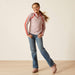 Ariat Youth Sunstopper 3.0 Quarter Zip Base Petals