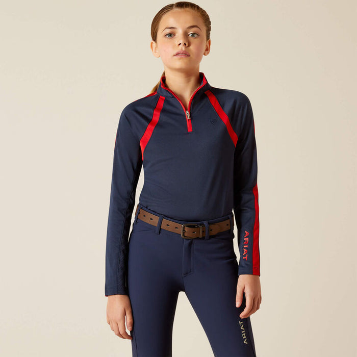 Ariat Youth Sunstopper 3.0 Quarter Zip Base Team