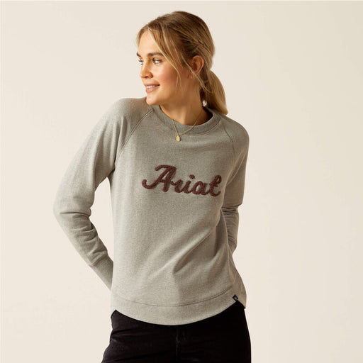 Ariat Womens Benicia Sweat Shirt Grey