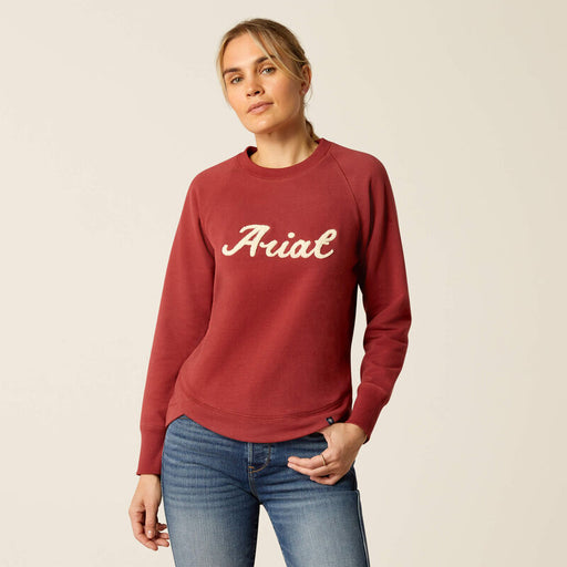 Ariat Womens Benicia SweatShirt Burnt Russet