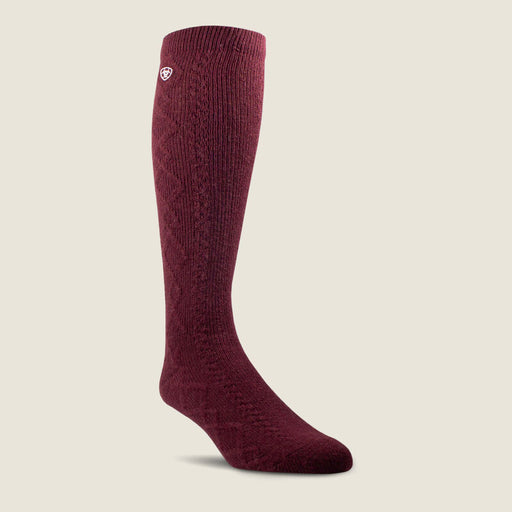 Ariat Tall Country Performance Socks Tawny Port