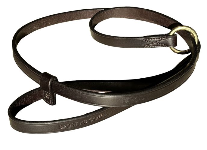 Sporting Saint Leather Slip Lead 14mm X 1.2m