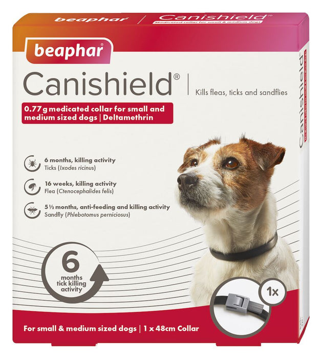 Beaphar Canishield Dog Flea & Tick Collar PML