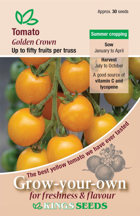 Kings Seeds Tomato Golden Crown Seeds