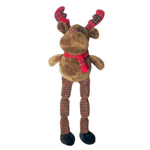 Xmas Squeaky Long Legs Reindeer