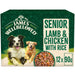 James Wellbeloved Senior Dog Lamb Pouch 12x90g