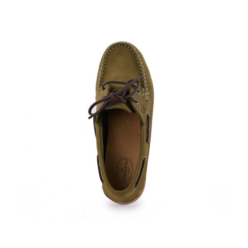 Le Chameau Ladies Galion Nubuck Homme Deck Shoe Iconic Green 