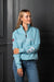 P.O.S.H Country Tidal Quarter Zip Azur Sky