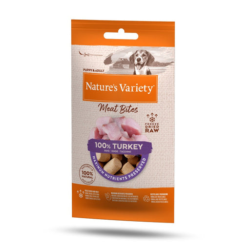 Natures Variety Turkey Bites 20g Freeze Dried