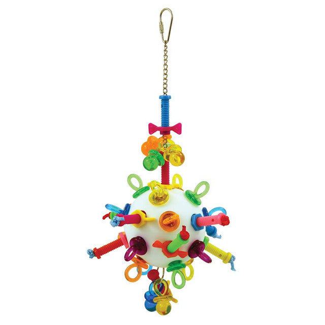 Nuts Bolts Binkies Puzzle Parrot Toy