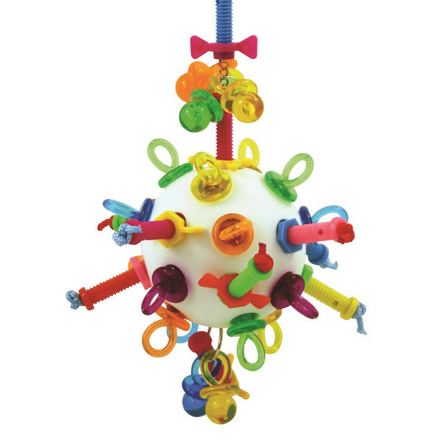 Nuts Bolts Binkies Puzzle Parrot Toy