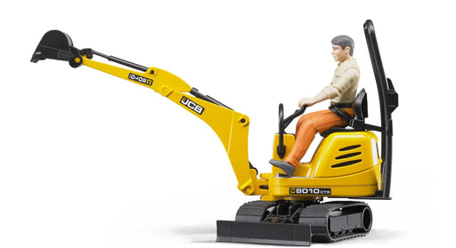 JCB Micro Excavator 8010 CTS+construction worker