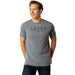 Ariat Black & White Logo Short Sleeve T-Shirt Heather