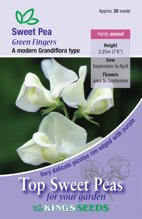 Kings Seeds Sweet Pea Green Fingers Seeds