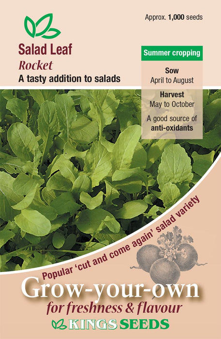 Kings Seeds Salad Leaf Rocket Seeds