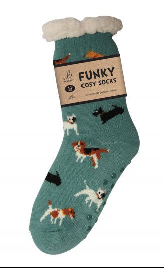 Cosy Socks Doggy Divas 4-8