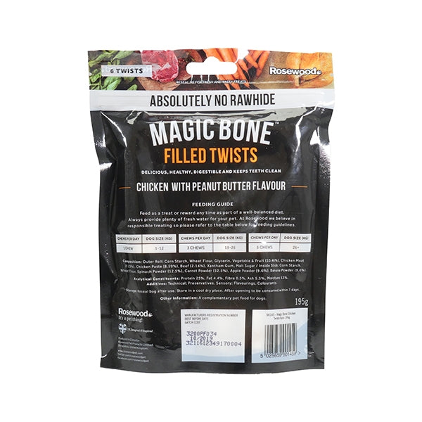 Magic Bone Twists Chicken 6pk 195g