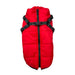 Harness Dog Jacket Red