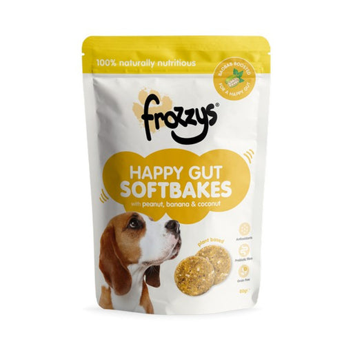 Frozzys Happy Gut Softbakes Peanut, Banana & Coconut Flavour 80g