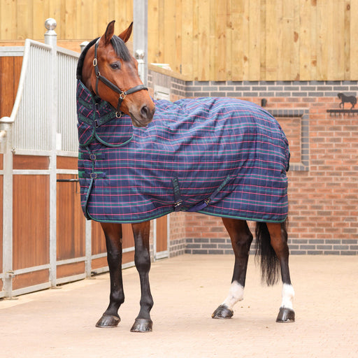 Tempest 100g Stable Rug Combo Navy Tartan