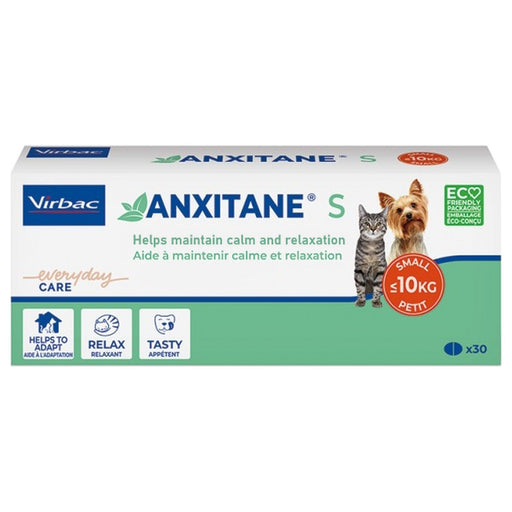 Virbac Anxitane Cats & Dogs <10kg Pk-30