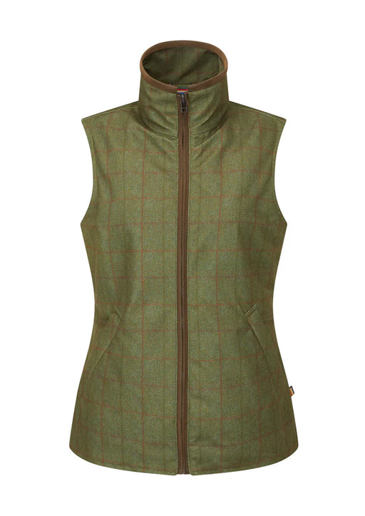 Alan & Paine Ladies Didsmere Gilet Pine