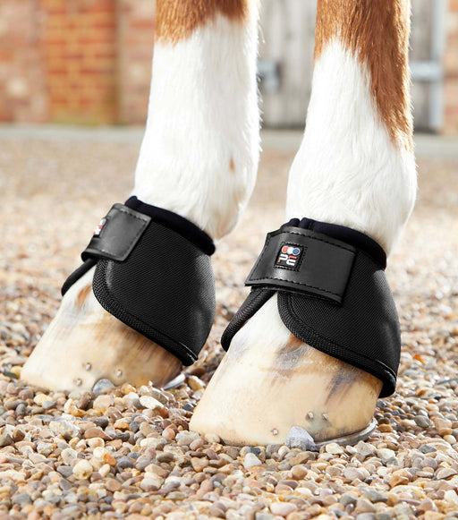 Premier Equine No Turn Over Reach Boots Black