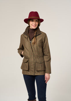 Alan & Paine Ladies Didsmere Coat Pine