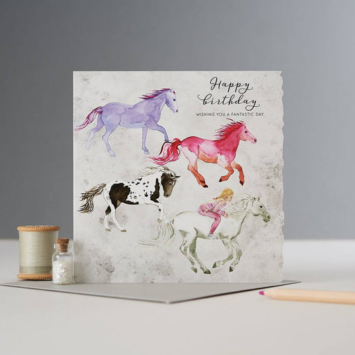 Deckled Edge Happy Birthday Card FD28