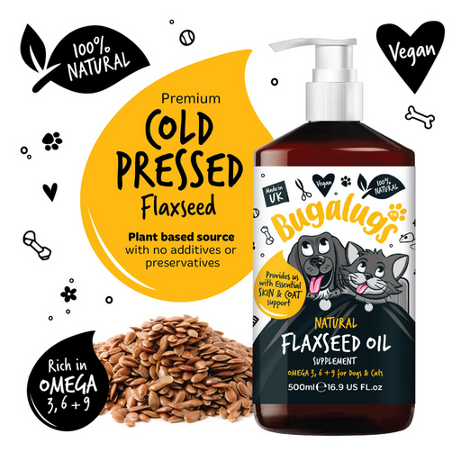 Bugalugs Flaxseed Oil 500ml