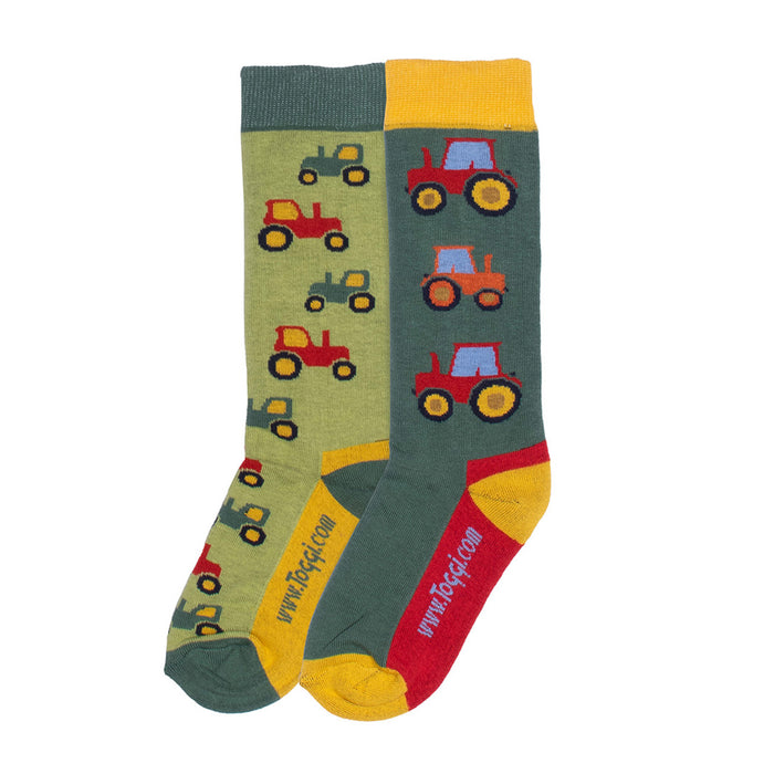 Toggi Freddie Green Childs Sock 2Pack