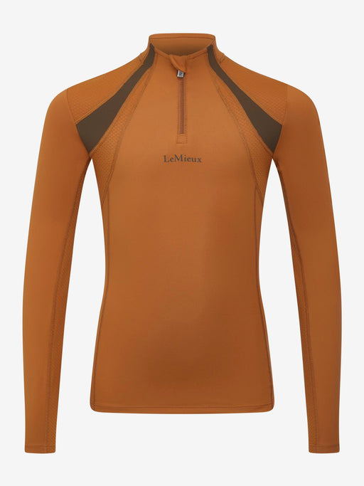 LeMieux Young Rider Mia Mesh Base Layer Ginger