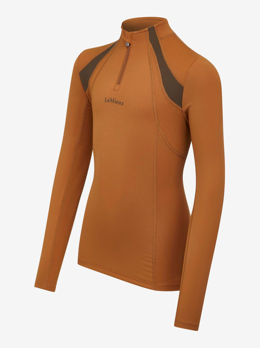 LeMieux Young Rider Mia Mesh Base Layer Ginger