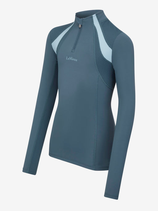 LeMieux Young Rider Mia Mesh Base Layer Petrol