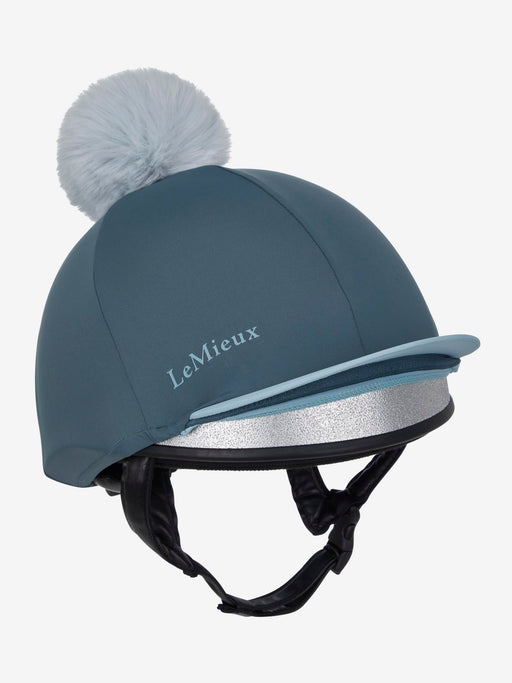 LeMieux Pom Hat Silk Petrol