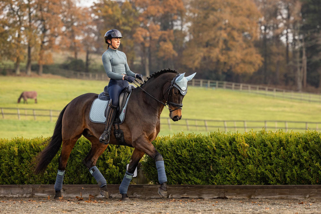 LeMieux Suede Dressage Square Glacier