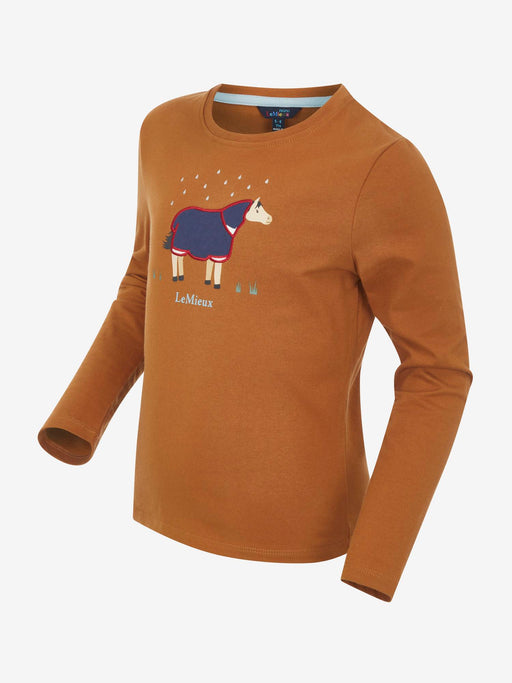 LeMieux Mini Jessie Long Sleeve Top Ginger