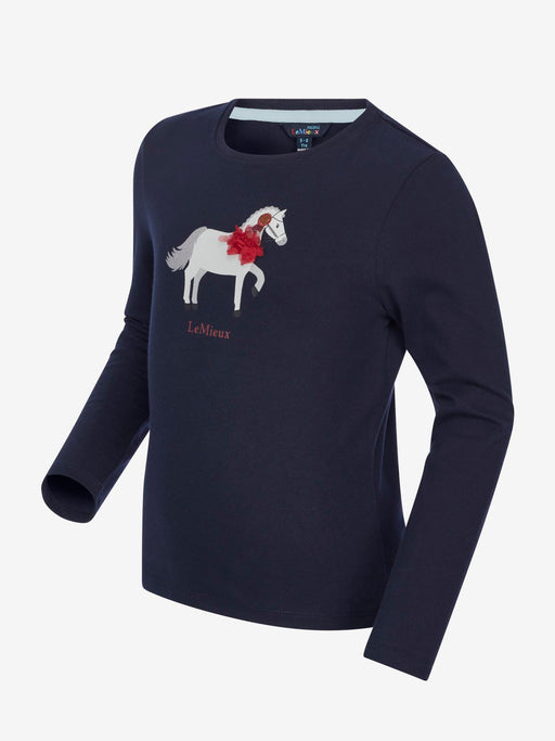 LeMieux Mini Jessie Long Sleeve Top Navy