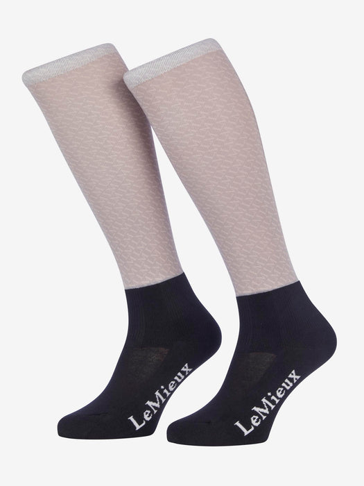 LeMieux Footsie Adult Socks Faith Ash