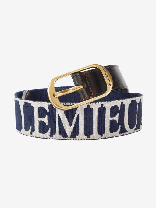 LeMieux Elasticated Belt Navy & Stone