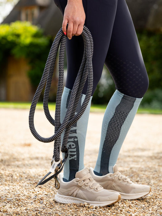 LeMieux Training Lead Rope Navy & Grey