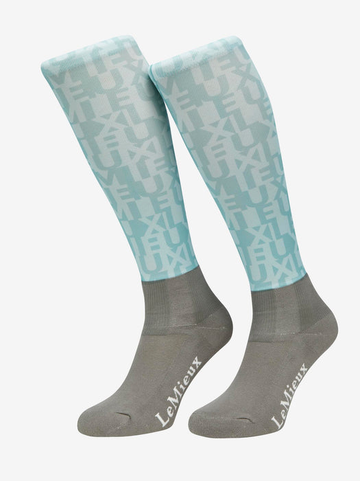 LeMieux Footsie Adult Socks Casey Glacier