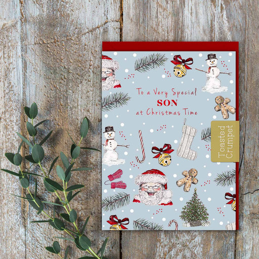 Toasted Crumpet Christmas Special Son Mini Card