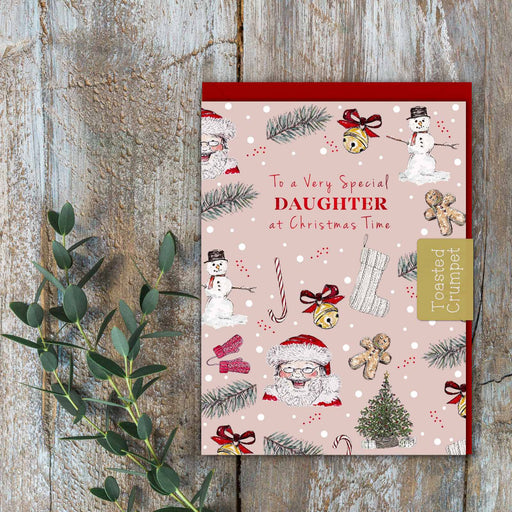 Toasted Crumpet Christmas Special Daughter Mini Card