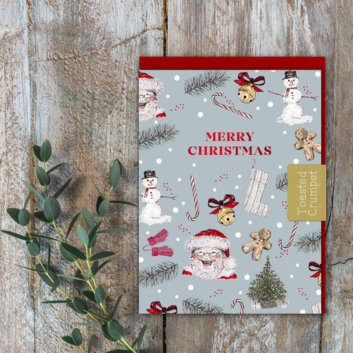 Toasted Crumpet Christmas Merry Christmas Mini Card