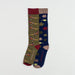 Toggi Mens Pheasant & Leaf Sock Green & Navy pk2