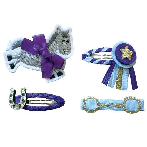 Equetech Gymkhana Luxury Hair Clips Pk4