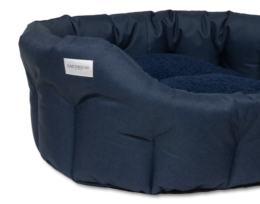 EarthBound Round WaterProof Bed Midnight Blue