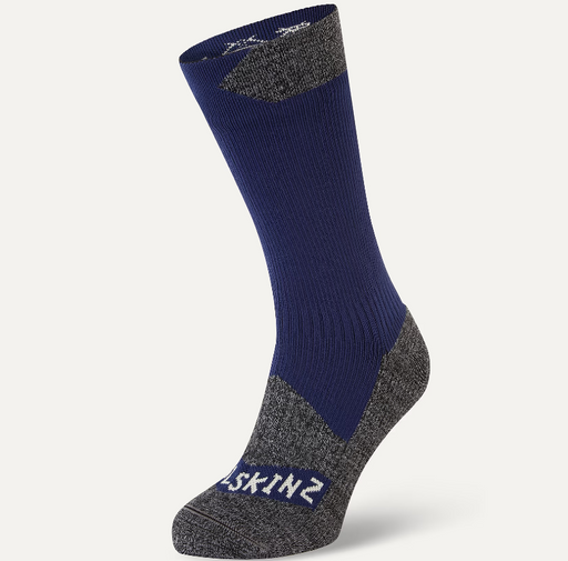 SealSkinz Raynham WaterProof Sock Navy & Grey